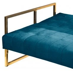 Jack & Alice Schlafsofa Cocora I - Samt - Marineblau -Wohnzimmermöbel boutique en ligne 1000183955 200204 08555600065 DETAILS P000000001000183955