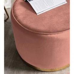 Jack & Alice Polsterhocker Velia - Samt - Mauve -Wohnzimmermöbel boutique en ligne 1000183969 200709 06161100021 DETAILS P000000001000183969