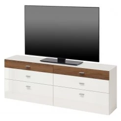 Now! by hülsta Sideboard now no. 14 - Hochglanz Weiß