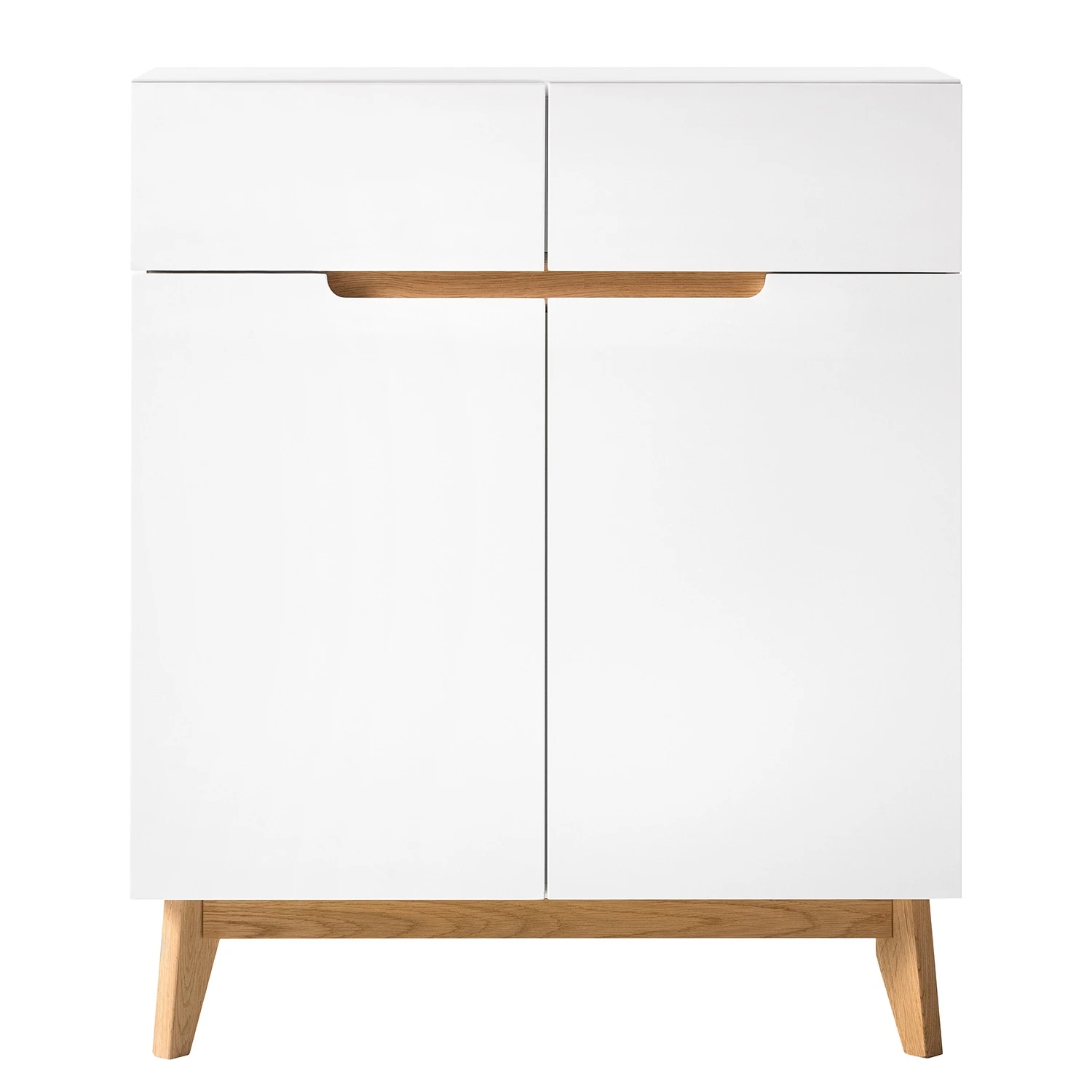 Mørteens Kommode Tenabo - Eiche teilmassiv - Weiß / Eiche 4 Mørteens Kommode Tenabo - Eiche teilmassiv - Weiß / Eiche – Bild 4