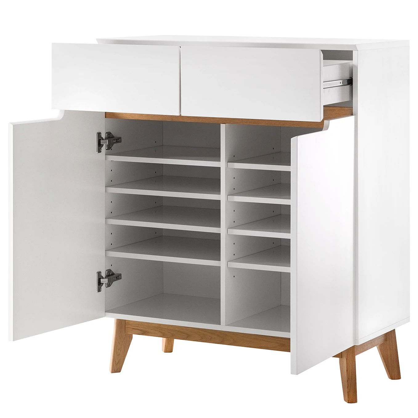 Mørteens Kommode Tenabo - Eiche teilmassiv - Weiß / Eiche 6 Mørteens Kommode Tenabo - Eiche teilmassiv - Weiß / Eiche – Bild 6