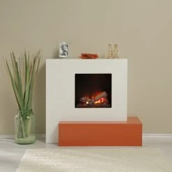 Loftscape Elektrokamin Casablanca - Weiß / Bernstein -Wohnzimmermöbel boutique en ligne 1000184337 190814 12103400047 MOOD DETAILS P000000001000184337 mood