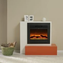 Loftscape Elektrokamin Saragossa - Weiß / Bernstein -Wohnzimmermöbel boutique en ligne 1000184340 190814 12103400072 MOOD DETAILS P000000001000184340 mood