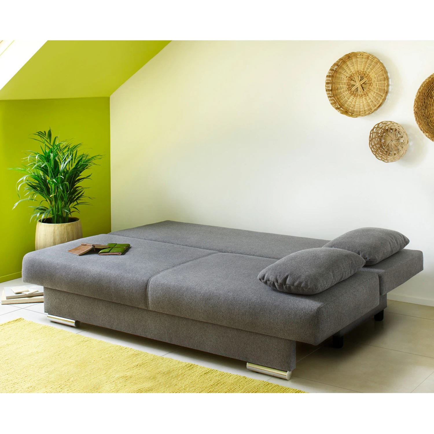 Mooved Schlafsofa Rijeka Microfaser - Grau 3 Mooved Schlafsofa Rijeka Microfaser - Grau – Bild 3