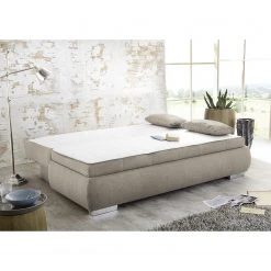 Loftscape Boxspring-Schlafsofa Madang Webstoff - Beige -Wohnzimmermöbel boutique en ligne 1000184684 191008 06432600061 MOOD DETAILS P000000001000184684 mood