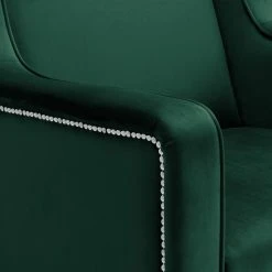 Maison Belfort Sessel Mirina I - Samt Ravi: Antikgrün - Schwarz -Wohnzimmermöbel boutique en ligne 1000184896 190903 16043200086 DETAILS P000000001000184896