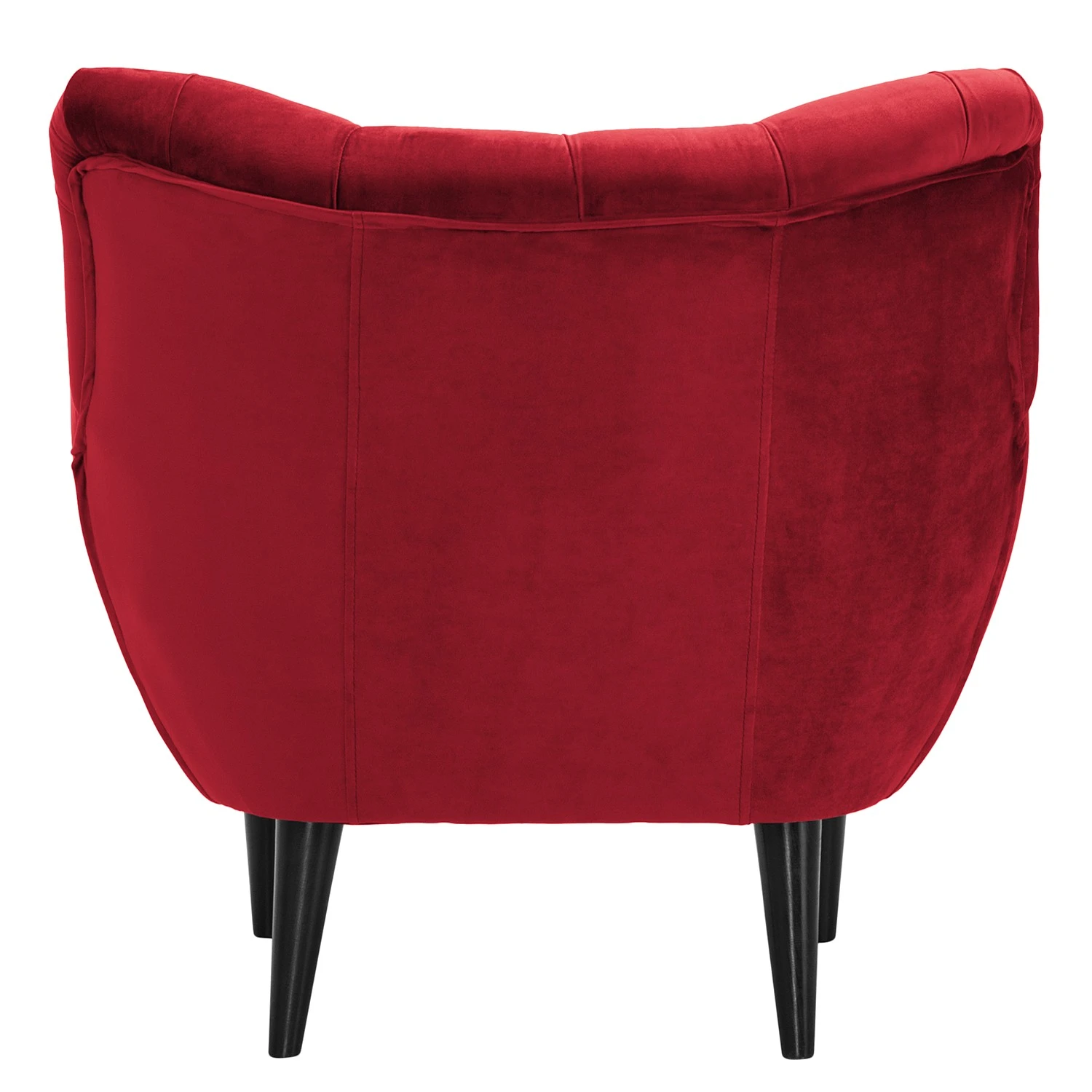 Norrwood Sessel Lowen I - Samt Ravi: Rot 5 Norrwood Sessel Lowen I - Samt Ravi: Rot – Bild 5