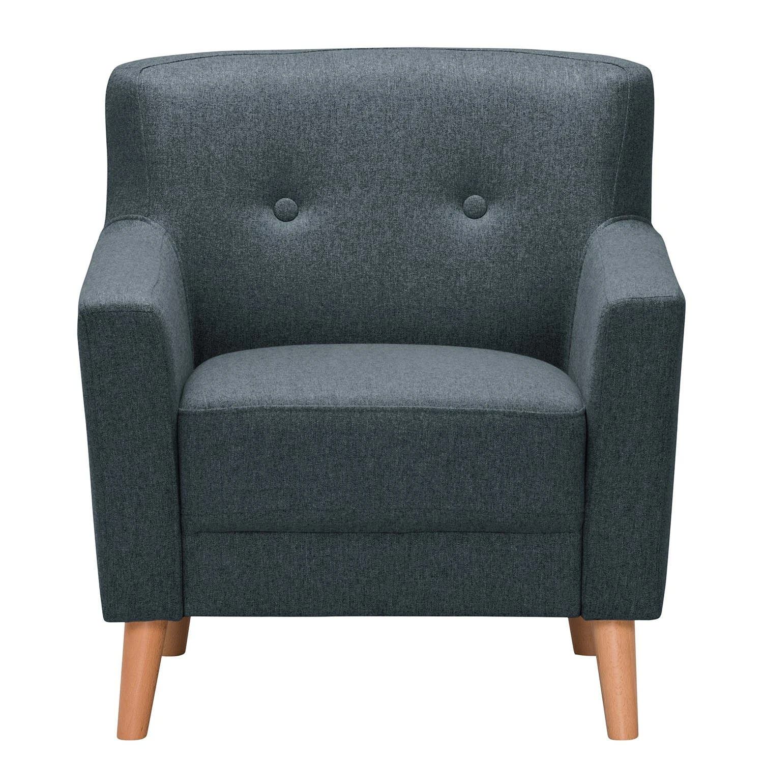 Norrwood Sessel Bette I - Webstoff - Blau 3 Norrwood Sessel Bette I - Webstoff - Blau – Bild 3