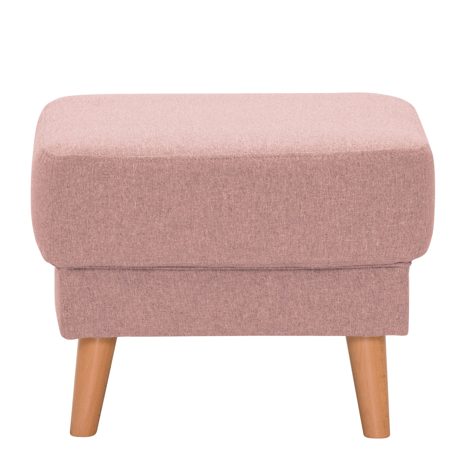 Norrwood Polsterhocker Bette II - Webstoff - Rosé 3 Norrwood Polsterhocker Bette II - Webstoff - Rosé – Bild 3