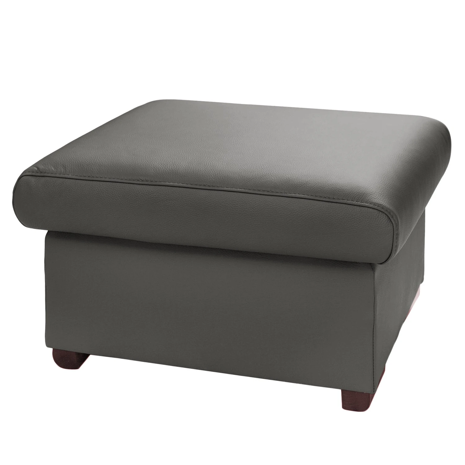 Loftscape Polsterhocker Lamexa - Echtleder - Dunkelgrau 1 Loftscape Polsterhocker Lamexa - Echtleder - Dunkelgrau