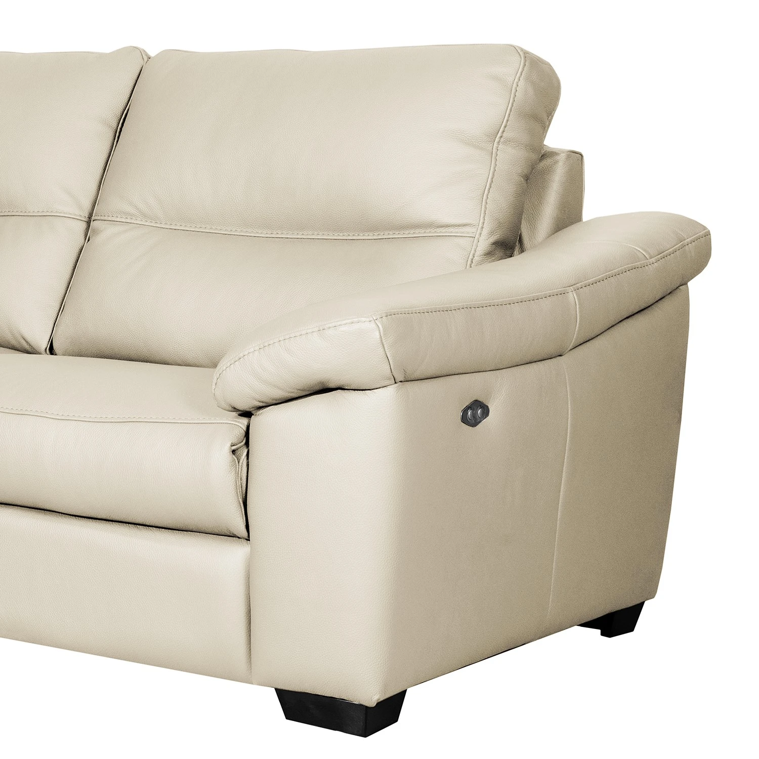 Modoform Sofa Lamexa I (2,5 -Sitzer) - Echtleder - Creme - Relaxfunktion 7 Modoform Sofa Lamexa I (2,5 -Sitzer) - Echtleder - Creme - Relaxfunktion – Bild 7