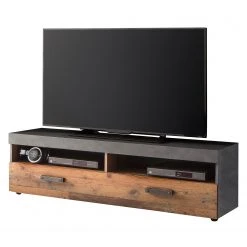 Trendteam TV-Lowboard Indy - Altholz Pinie Dekor / Vintage Grau