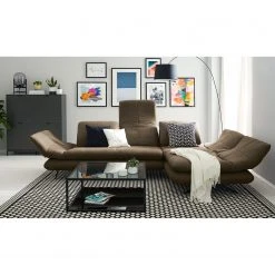 Loftscape Ecksofa Whaltey III - Antiklederlook - Dunkelbraun - Longchair davorstehend rechts -Wohnzimmermöbel boutique en ligne 1000186822 210323 15265702197 MOOD DETAILS P000000001000186822 mood