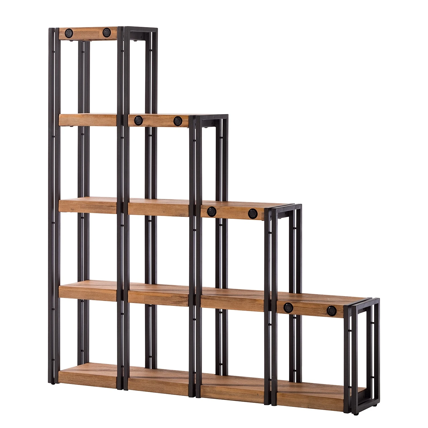 Ars manufacti Stufenregal Manchester - Akazie massiv / Metall - Akazie / Anthrazit 1 Ars manufacti Stufenregal Manchester - Akazie massiv / Metall - Akazie / Anthrazit