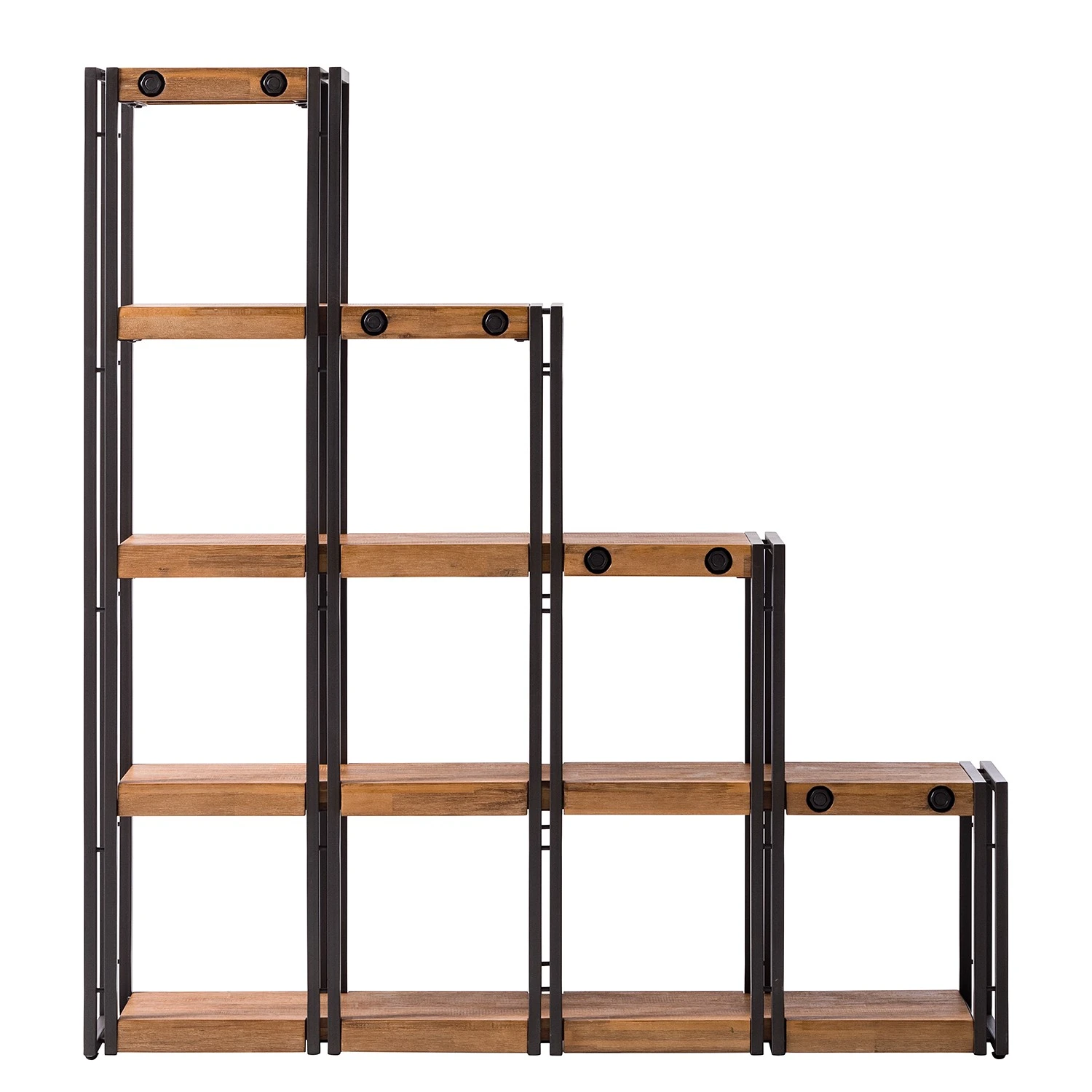 Ars manufacti Stufenregal Manchester - Akazie massiv / Metall - Akazie / Anthrazit 3 Ars manufacti Stufenregal Manchester - Akazie massiv / Metall - Akazie / Anthrazit – Bild 3