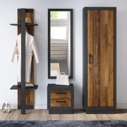 Red Living Kommode Tropoja - Pinie Dekor / Anthrazit -Wohnzimmermöbel boutique en ligne 1000187438 190913 11021000051 MOOD DETAILS P000000001000187438 mood