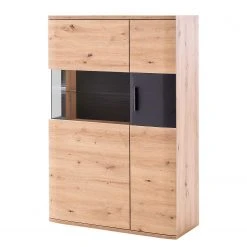 Naturoo Highboard Callington II - Balkeneiche Dekor / Anthrazit