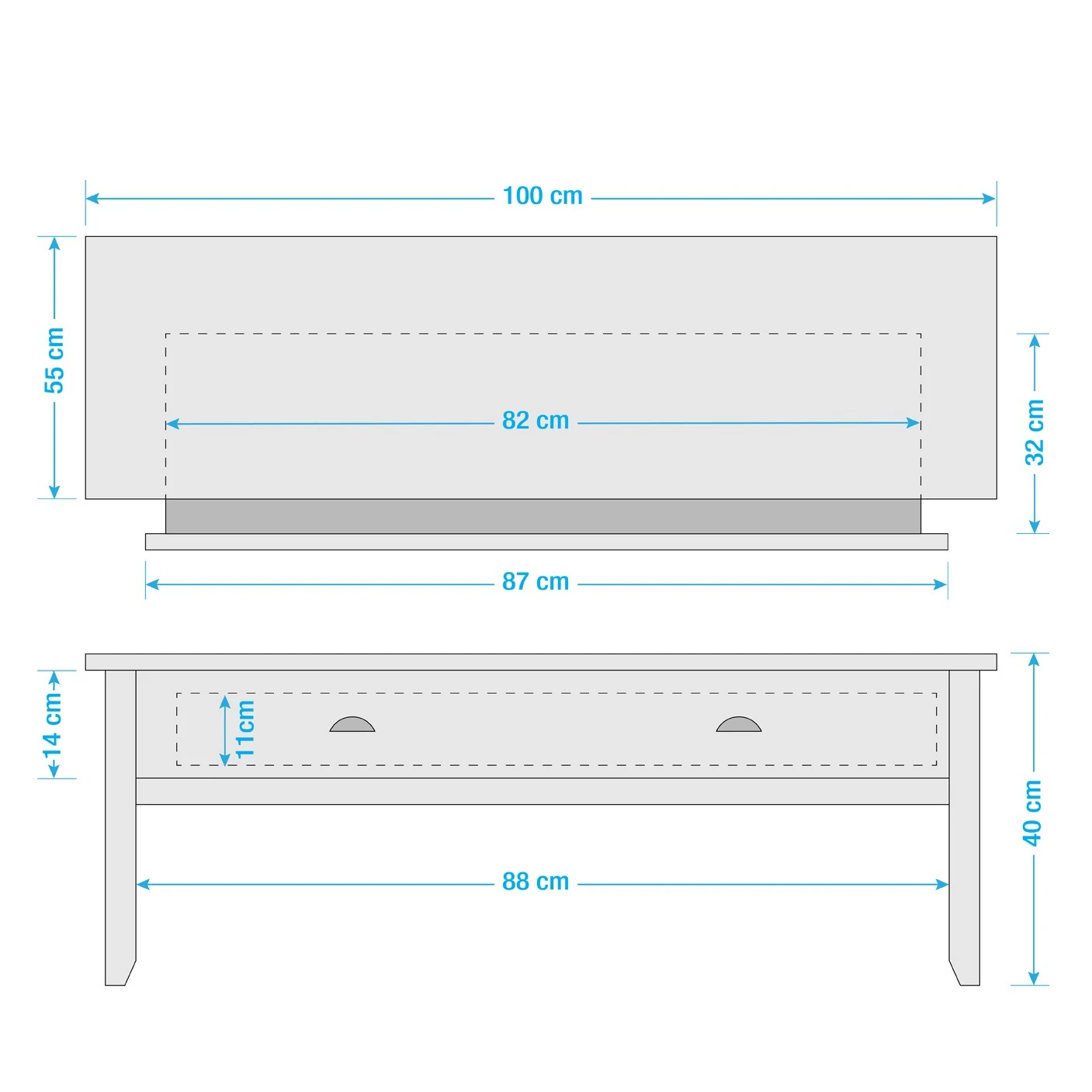 Maison Belfort Couchtisch Rivery - Kiefer massiv - Weiß 15 Maison Belfort Couchtisch Rivery - Kiefer massiv - Weiß – Bild 15