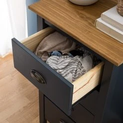 Maison Belfort Kommode Rivery I - Kiefer massiv - Anthrazit -Wohnzimmermöbel boutique en ligne 1000187568 201111 14522700011 DETAILS P000000001000187568