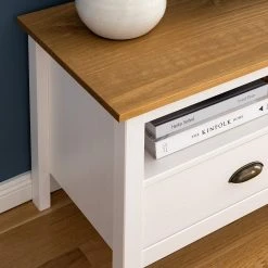 Maison Belfort TV-Lowboard Rivery - Kiefer massiv - Weiß -Wohnzimmermöbel boutique en ligne 1000187577 201111 14522700016 DETAILS P000000001000187577