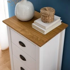 Maison Belfort Kommode Rivery I - Kiefer massiv - Weiß -Wohnzimmermöbel boutique en ligne 1000187580 200312 14522800030 DETAILS P000000001000187580