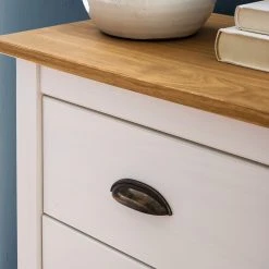 Maison Belfort Kommode Rivery I - Kiefer massiv - Weiß -Wohnzimmermöbel boutique en ligne 1000187580 201111 14522800031 DETAILS P000000001000187580