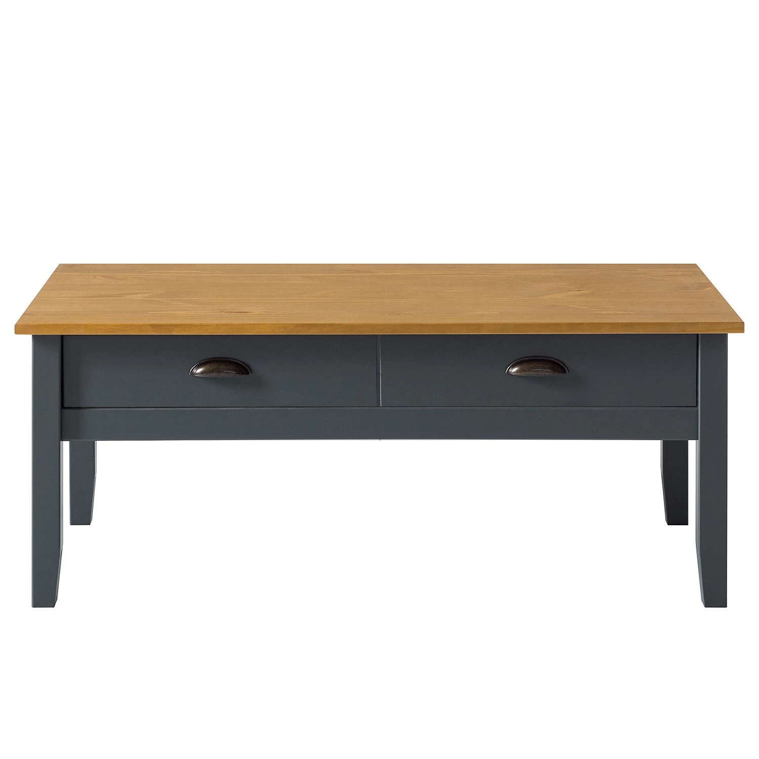 Maison Belfort Couchtisch Rivery - Kiefer massiv - Anthrazit 8 Maison Belfort Couchtisch Rivery - Kiefer massiv - Anthrazit – Bild 8