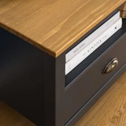 Maison Belfort TV-Lowboard Rivery - Kiefer massiv - Anthrazit -Wohnzimmermöbel boutique en ligne 1000187582 200312 14522800034 DETAILS P000000001000187582