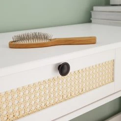 Maison Belfort Konsole/Schminktisch Belleria - Kiefer massiv / Wiener Geflecht - Weiß -Wohnzimmermöbel boutique en ligne 1000187588 200430 14091200008 DETAILS P000000001000187588