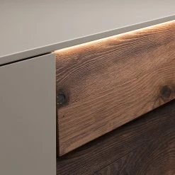 GWINNER Sideboard Misano II (2-teilig) - Inkl. Beleuchtung - Echtholzfurnier - Saharagrau / Balkeneiche 9 GWINNER Sideboard Misano II (2-teilig) - Inkl. Beleuchtung - Echtholzfurnier - Saharagrau / Balkeneiche -Wohnzimmermöbel boutique en ligne 1000188660 190926 16594200069 DETAILS P000000001000188660