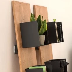 GWINNER Regal Style II - Echtholzfurnier / Metall - Eiche / Anthrazit -Wohnzimmermöbel boutique en ligne 1000188717 190926 06083600007 MOOD DETAILS P000000001000188717 mood