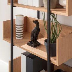 GWINNER Regal Style I - Echtholzfurnier / Metall - Eiche / Anthrazit -Wohnzimmermöbel boutique en ligne 1000188718 190926 06084000014 DETAILS P000000001000188718