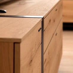 GWINNER TV-Lowboard Style II - Echtholzfurnier / Metall - Eiche / Anthrazit 17 GWINNER TV-Lowboard Style II - Echtholzfurnier / Metall - Eiche / Anthrazit -Wohnzimmermöbel boutique en ligne 1000188728 190926 06090100046 DETAILS P000000001000188728