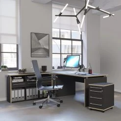 Germania Aktenregal Eugene - Anthrazit / Nussbaum Dekor -Wohnzimmermöbel boutique en ligne 1000189458 191113 10262600010 MOOD DETAILS P000000001000189458 mood