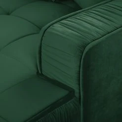 Jack & Alice Ecksofa Machado - Dunkelgrün - Longchair davorstehend rechts -Wohnzimmermöbel boutique en ligne 1000189523 191011 18363300800 DETAILS P000000001000189523