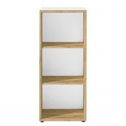 Germania Regal Monteria - Glas - Weiß / Eiche Navarra Dekor -Wohnzimmermöbel boutique en ligne 1000189533 191022 12044900060 DETAILS P000000001000189533