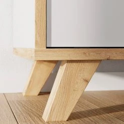 Germania Sideboard Svene - Weiß / Eiche Sonoma Dekor - Breite: 120 cm -Wohnzimmermöbel boutique en ligne 1000189542 191022 12045900150 DETAILS P000000001000189542