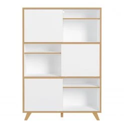 Germania Aktenschrank Svene - Weiß / Eiche Sonoma Dekor -Wohnzimmermöbel boutique en ligne 1000189543 191022 12045900155 DETAILS P000000001000189543