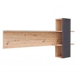 Naturoo Wohnwand Callington II (3-teilig) - Balkeneiche Dekor / Anthrazit -Wohnzimmermöbel boutique en ligne 1000189552 190925 06354600026 DETAILS P000000001000189552