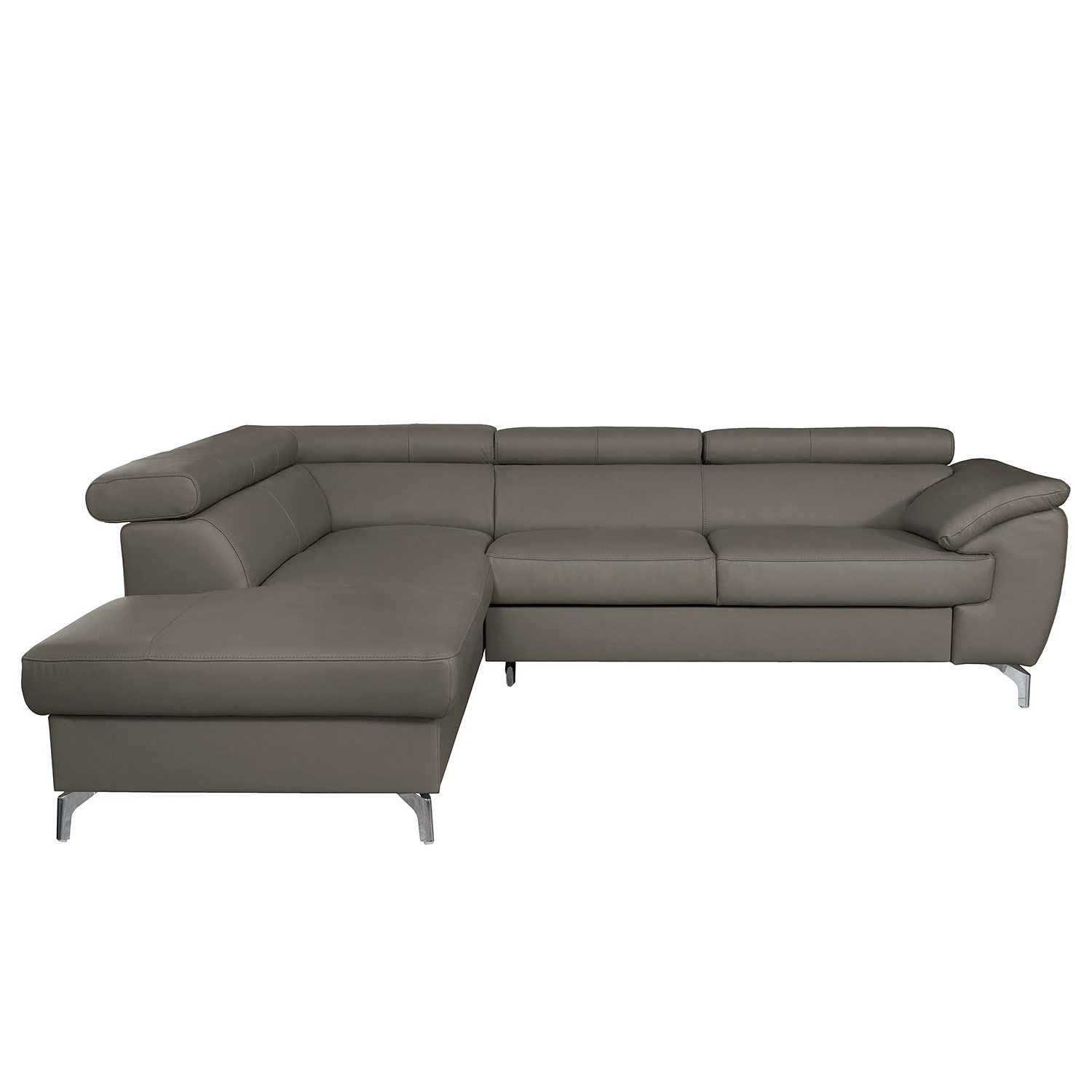 Loftscape Ecksofa Martinez - Echtleder / Kunstleder - Schlamm - Ottomane davorstehend links - Schlaffunktion - Bettkasten 7 Loftscape Ecksofa Martinez - Echtleder / Kunstleder - Schlamm - Ottomane davorstehend links - Schlaffunktion - Bettkasten – Bild 7