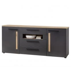 Red Living Sideboard Parolin - Dunkelgrau