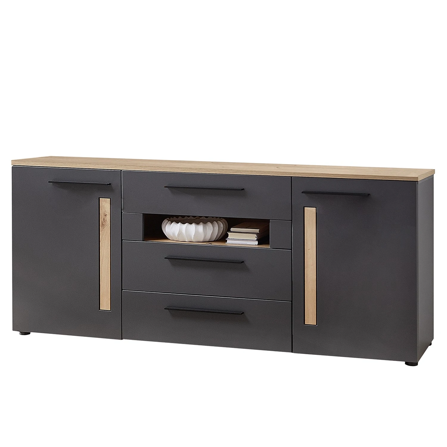 Red Living Sideboard Parolin - Dunkelgrau 1 Red Living Sideboard Parolin - Dunkelgrau