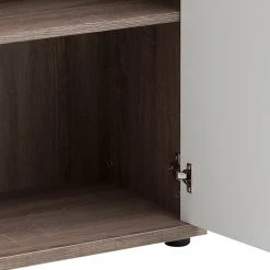 Furnitive Regal Arcon II - Trüffeleiche Dekor / Hochglanz Weiß -Wohnzimmermöbel boutique en ligne 1000191349 191031 16045900133 DETAILS P000000001000191349