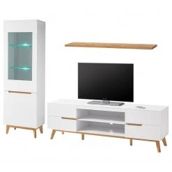 Mørteens Wohnkombination Tenabo II (4-teilig) - Matt Weiß / Asteiche -Wohnzimmermöbel boutique en ligne 1000191376 200715 06270300042 DETAILS P000000001000191376