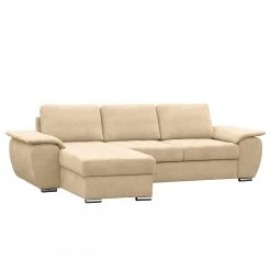 Fredriks Ecksofa Labate - Webstoff - Beige - Longchair davorstehend links -Wohnzimmermöbel boutique en ligne 1000191634 220719 070 DETAILS P000000001000191634