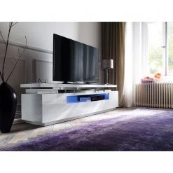 Loftscape TV-Lowboard Lisby - Inkl. Beleuchtung - Hochglanz Weiß -Wohnzimmermöbel boutique en ligne 1000191815 200312 17361200002 MOOD DETAILS P000000001000191815 mood