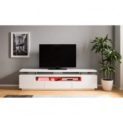 Loftscape TV-Lowboard Lisby - Inkl. Beleuchtung - Hochglanz Weiß -Wohnzimmermöbel boutique en ligne 1000191815 200930 14354000004 DETAILS P000000001000191815