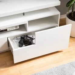 Loftscape TV-Lowboard Lisby - Inkl. Beleuchtung - Hochglanz Weiß -Wohnzimmermöbel boutique en ligne 1000191815 200930 14355700010 DETAILS P000000001000191815