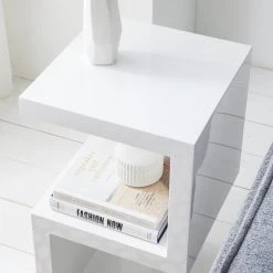 Loftscape Beistelltisch Snake - Hochglanz Weiß -Wohnzimmermöbel boutique en ligne 1000191823 201001 07175400002 DETAILS P000000001000191823