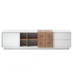 Loftscape TV-Lowboard Crecora - Weiß / Hirnholz Eiche -Wohnzimmermöbel boutique en ligne 1000191826 200814 06123900019 DETAILS P000000001000191826